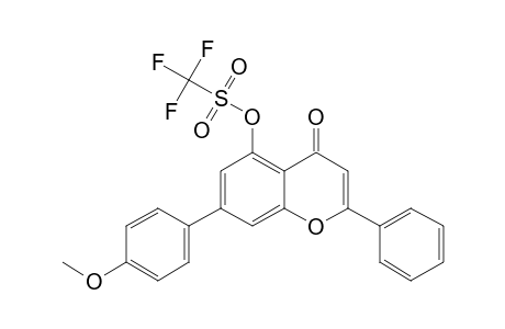 7-(4-Methoxyphenyl)-4-oxo-2-phenyl-4H-chromen-5-yl Trifluoromethanesulfonate
