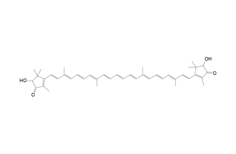 1,22-Bis-(4-hydroxy-2,5,5-trimethyl-3-oxo-1-cyclopentenyl)-3,8,15,20-tetramethyl-docosa-undeca-1,3,5,7,9,11,13,15,17,19,2-ene