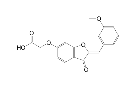 acetic acid, [[(2Z)-2,3-dihydro-2-[(3-methoxyphenyl)methylene]-3-oxobenzofuranyl]oxy]-