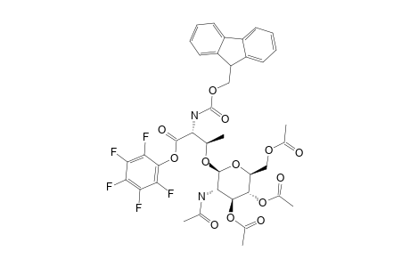 O-(2-ACETAMIDO-3,4,6-TRI-O-ACETYL-2-DEOXY-beta-D-GLUCOPYRANOSYL)-N-(FLUOREN-9-YL-METHOXYCARBONYL)-L-TREONINE-PENTAFLUOROPHENYLESTER