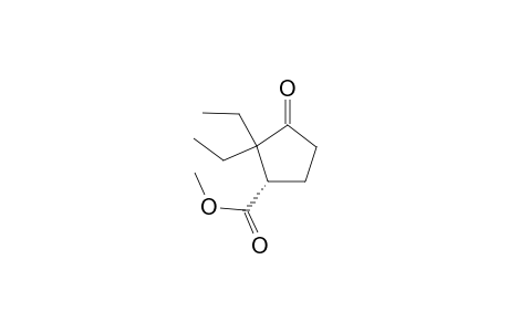 2,2-Diethyl-3-keto-cyclopentanecarboxylic acid methyl ester