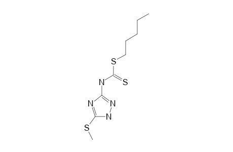 AMYL-(3-METHYLTHIO-1,2,4-TRIAZOL-5-YL)-AMINODITHIOCARBONNATE
