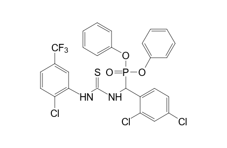 {alpha-[3-(6-CHLORO-alpha,alpha,alpha-TRIFLUORO-m-TOLYL)-2-THIOUREIDO]-2,4-DICHLOROBENZYL}PHOSPHONIC ACID, DIPHENYL ESTER