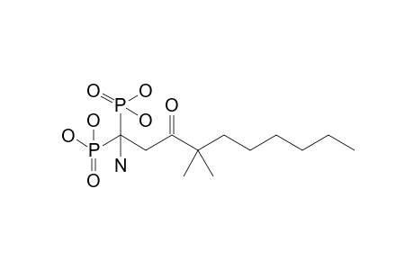 1-Amino-3-oxo-4,4-dimethyldecane-1,1-diphosphonic acid