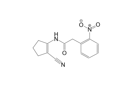 N-(2-Cyano-1-cyclopenten-1-yl)-2-(2-nitrophenyl)acetamide