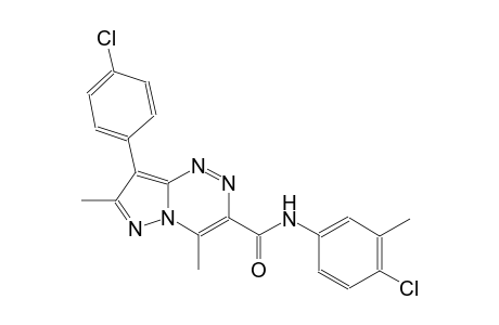 pyrazolo[5,1-c][1,2,4]triazine-3-carboxamide, N-(4-chloro-3-methylphenyl)-8-(4-chlorophenyl)-4,7-dimethyl-