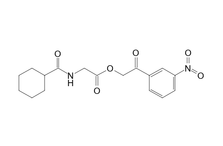 2-(3-Nitrophenyl)-2-oxoethyl [(cyclohexylcarbonyl)amino]acetate