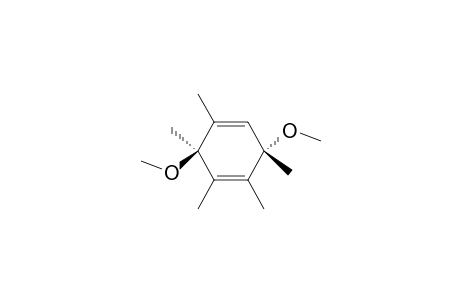 trans-3,6-Dimethoxy-1,2,3,4,6-pentamethylcyclohexa-1,4-diene