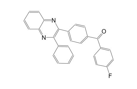 methanone, (4-fluorophenyl)[4-(3-phenyl-2-quinoxalinyl)phenyl]-