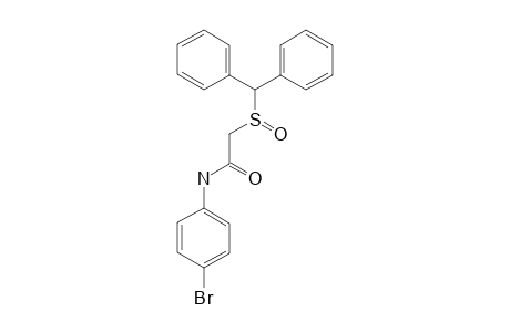 2-(BENZHYDRYLSULFINYL)-N-(4-BROMOPHENYL)-ACETAMIDE