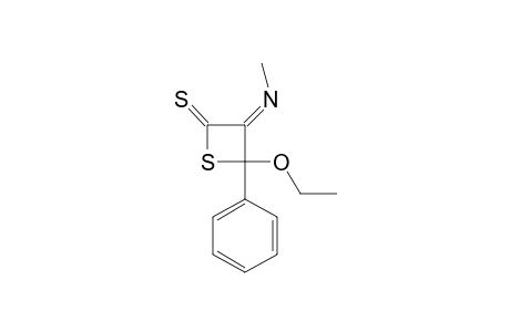 4-Ethoxy-3-(methylimino)-4-phenyl-2-thietanethione