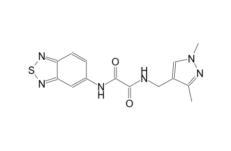 ethanediamide, N~1~-(2,1,3-benzothiadiazol-5-yl)-N~2~-[(1,3-dimethyl-1H-pyrazol-4-yl)methyl]-
