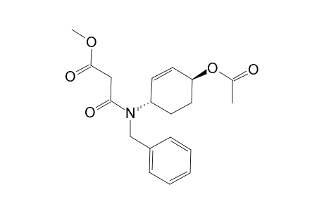 3-[[(1S,4S)-4-acetoxycyclohex-2-en-1-yl]-benzyl-amino]-3-keto-propionic acid methyl ester