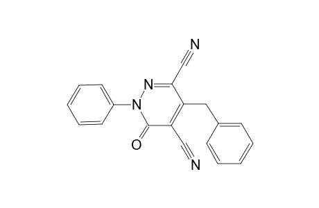 4-Benzyl-6-oxo-1-phenyl-1,6-dihydro-3,5-pyridazinedicarbonitrile