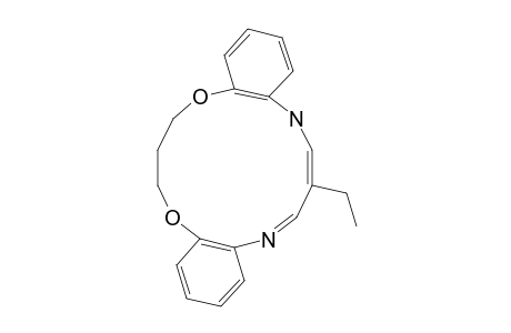 10-ETHYL-1,5-DIOXA-8,12-DIAZA-DIBENZO-[F,M]-CYCLOTETRADECA-6,8,10,13-TETRAEN