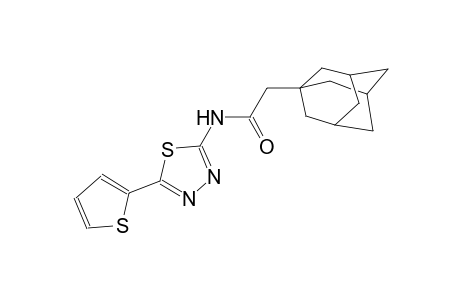 2-(1-adamantyl)-N-[5-(2-thienyl)-1,3,4-thiadiazol-2-yl]acetamide
