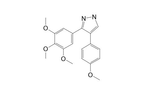 4-(4-Methoxyphenyl)-3-(3,4,5-trimethoxyphenyl)-1H-pyrazole