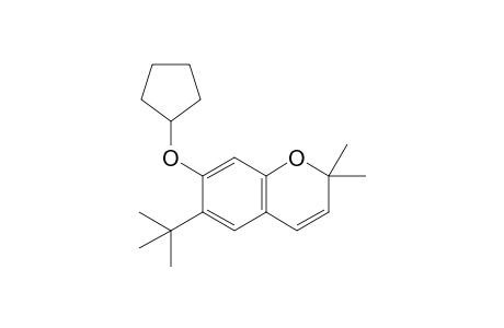6-tert-Butyl-7-(cyclopentoxy)-2,2-dimethyl-chromene