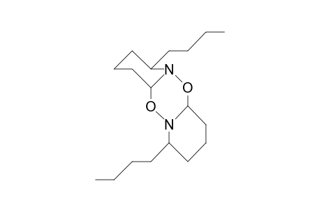 4R,9R-Dibutyl-perhydro(1,2-B:1',2'-E)1,4,2,5-dioxadiazine
