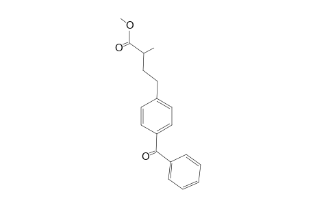 Methyl 2-methyl-4-[4-(benzoylphenyl)]butanoate