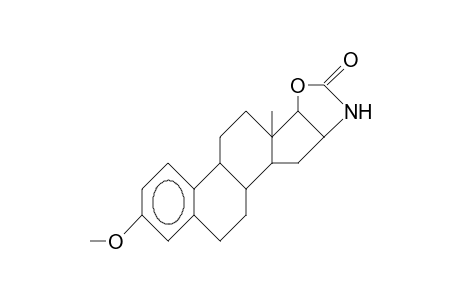 16b,17b-(1-Aza-3-oxa-2-oxo-propano)-3-methoxy-estra-1,3,5(10)-triene