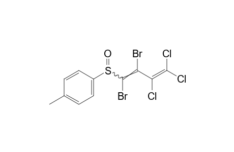 1,2-dibromo-3,4,4-trichloro-1,3-butadienyl p-tolyl sulfoxide