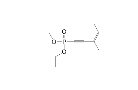 cis-(3-Methyl-3-penten-1-ynyl)phosphonic acid, diethyl ester