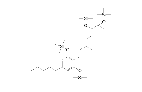 2-[6',7'-bis(trimethylsilyloxy)-3',7'-dimethyloctyl]-1,3-bis(trimethylsilyloxy)-5-pentylbenzene