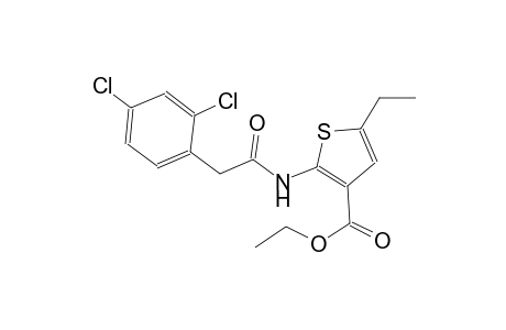 ethyl 2-{[(2,4-dichlorophenyl)acetyl]amino}-5-ethyl-3-thiophenecarboxylate
