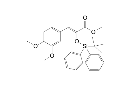 (Z)-2-(tert-Butyl-diphenyl-silanyloxy)-3-(3,4-dimethoxy-phenyl)-acrylic acid methyl ester