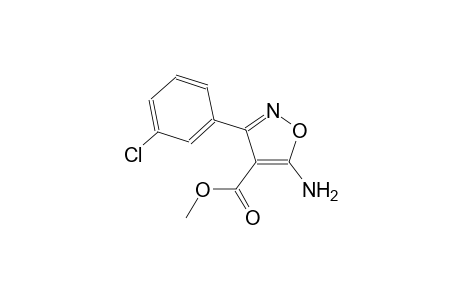 methyl 5-amino-3-(3-chlorophenyl)-4-isoxazolecarboxylate
