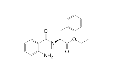 Ethyl (2S)-2-[(2-aminobenzoyl)amino]-3-phenylpropanoate