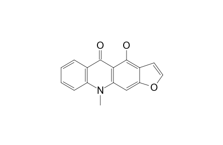 4-hydroxy-10-methylfuro[3,2-b]acridin-5-one
