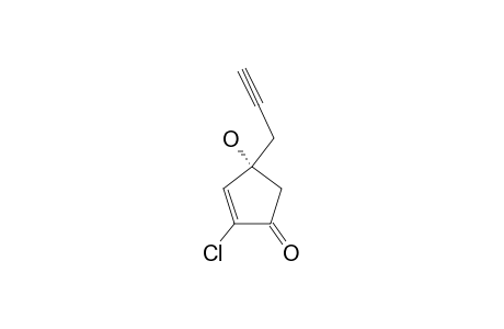 2-CHLORO-4-HYDROXY-(2-PROPYNYL)-2-CYCLOPENTENONE
