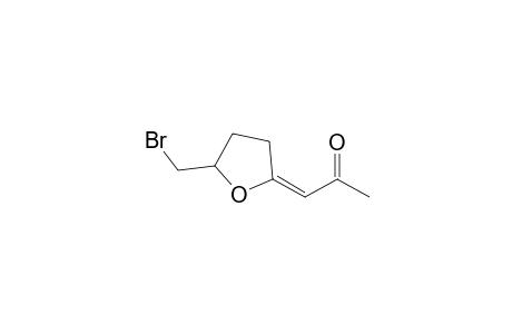 (1E)-1-[5-(bromomethyl)-2-oxolanylidene]-2-propanone
