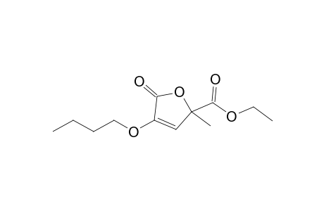 3-n-butyloxy-5-methyl-5-(ethoxycarbonyl)-2(5H)-furanone