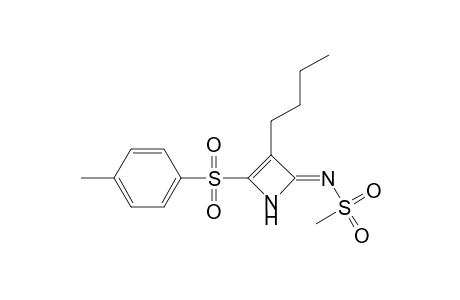 N-[3-Butyl-4-tosylazet-2(1H)-ylidene]methanesulfonamide