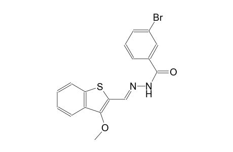 3-bromo-N'-[(E)-(3-methoxy-1-benzothien-2-yl)methylidene]benzohydrazide
