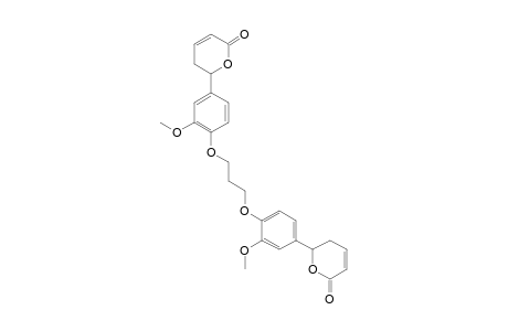 DIMER-OF-6-(4-HYDROXY-3-METHOXYPHENYL)-5,6-DIHYDROPYRAN-2-ONE