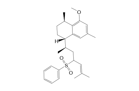 (1S,4R)-1-[(1R)-3-(benzenesulfonyl)-1,5-dimethyl-hex-4-enyl]-5-methoxy-4,7-dimethyl-tetralin
