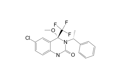 3-[(1R)-1-PHENYLETHYL]-6-CHLORO-4-METHOXY-4-(TRIFLUOROMETHYL)-1,3,4-TRIHYDROQUINAZOLIN-2-ONE
