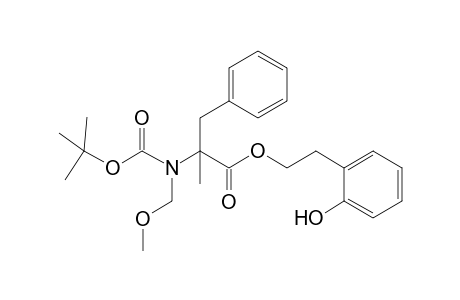 2-(tert-Butoxycarbonylmethoxymethylamino)-2-methyl-3-phenylpropionic acid 2-(2-hydroxyphenyl)ethyl ester