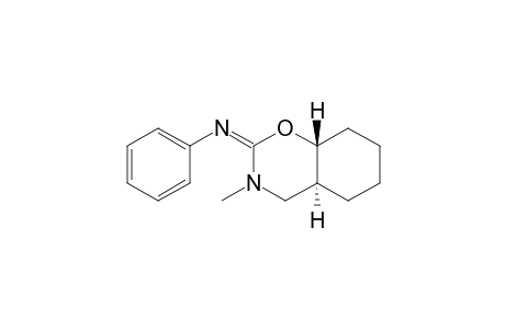 N-[(2Z)-3-Methyloctahydro-2H-1,3-benzoxazin-2-ylidene]aniline