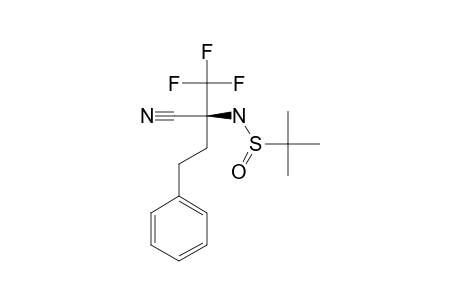 (R)-1,1,1-TRIFLUORO-2-(N-(R)-TERT.-BUTANESULFINYL)-AMINO-2-CYANO-4-PHENYL-BUTANE