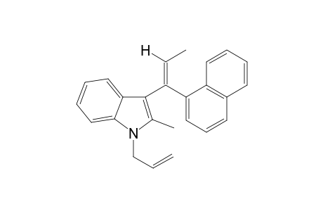 1-Allyl-2-methyl-3-(1-naphthyl-1-propen-1-yl)-1H-indole II