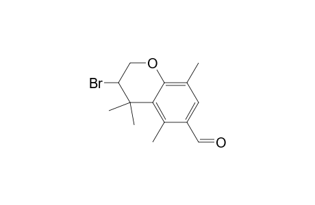 3-Bromo-6-formyl-4,4,5,8-tetramethyl-3,4-dihydro-2H-1-benzopryan
