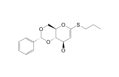 N-PROPYL-4,6-O-BENZYLIDENE-1,2-DIDEOXY-1-THIO-D-ARABINO-HEX-1-ENOPYRANOSIDE
