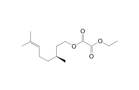 (3S)-Citronellyl ethyl oxalate