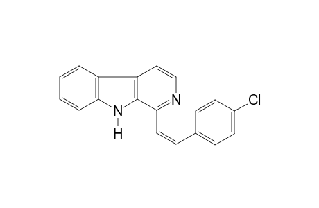 9H-Pyrido[3,4-b]indole, 1-[2-(4-chlorophenyl)ethenyl]-