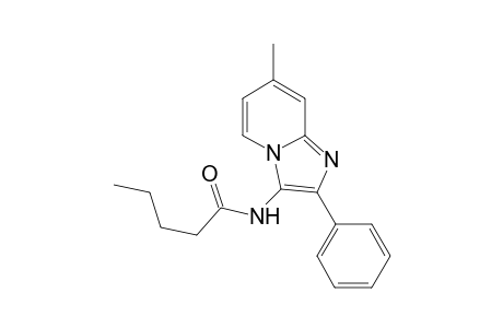 Pentanamide, N-(7-methyl-2-phenylimidazo[1,2-a]pyridin-3-yl)-
